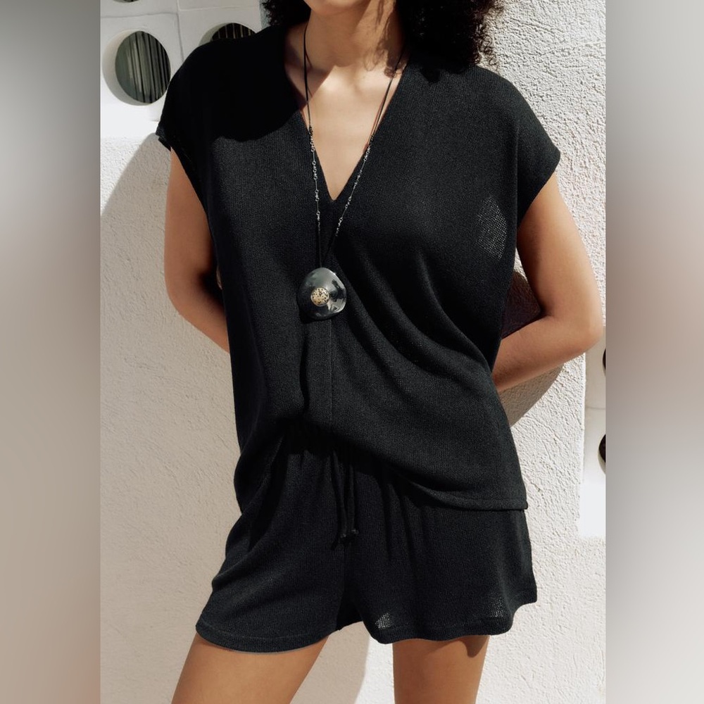 NEW with tags - Zara Knit Shorts, S, Summer 2024 - Picture 3 of 12